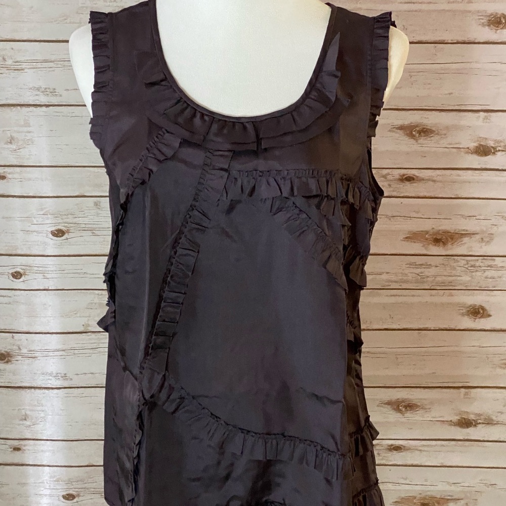 J. Crew 100% silk ‘Evie’ ruffle blouse